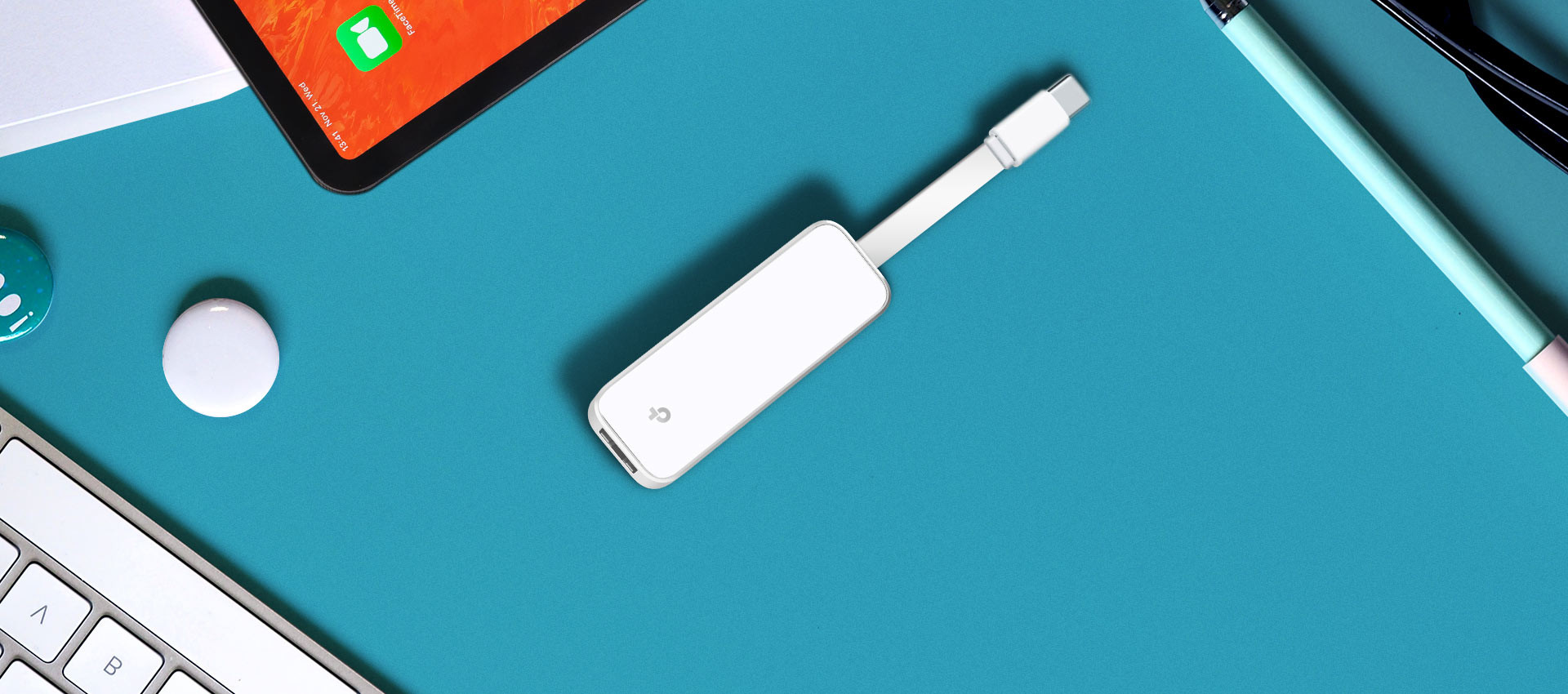 Karta sieciowa TP-LINK UE300C USB 3.0 Typ C - zdjęcie 1