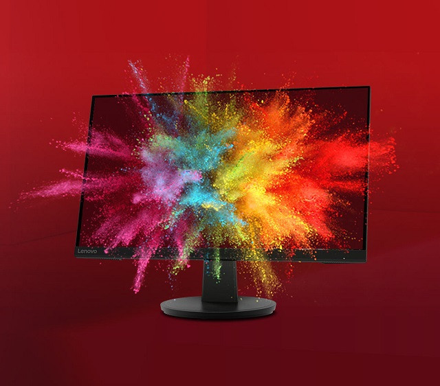 Lenovo N27q 27" WQHD WLED 100Hz 300nits AG HDMI DP Czarny - zdjęcie 2