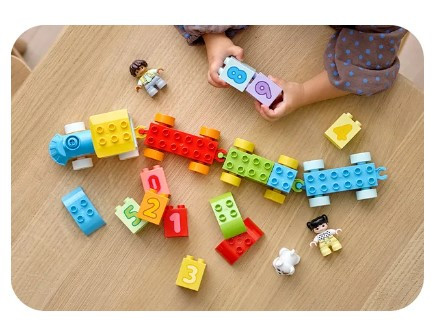 LEGO DUPLO 10954 Pociąg z cyferkami nauka liczenia - zdjęcie 7