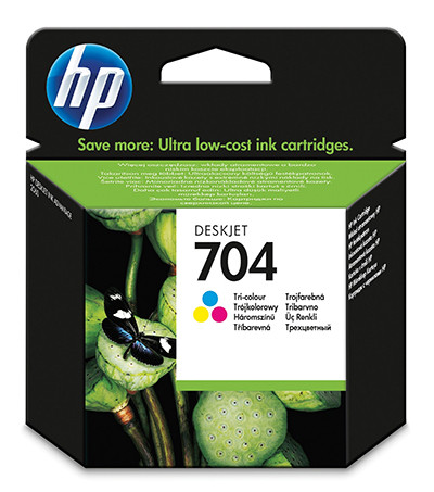 Tusz Hewlett-Packard CN693AE (oryginał HP704 HP 704+ 5.5 ml+ kolor). - zdjęcie 1