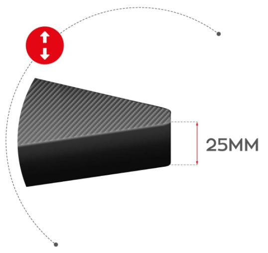 Biurko gamingowe HZ-Hero 5.0 red - zdjęcie 4