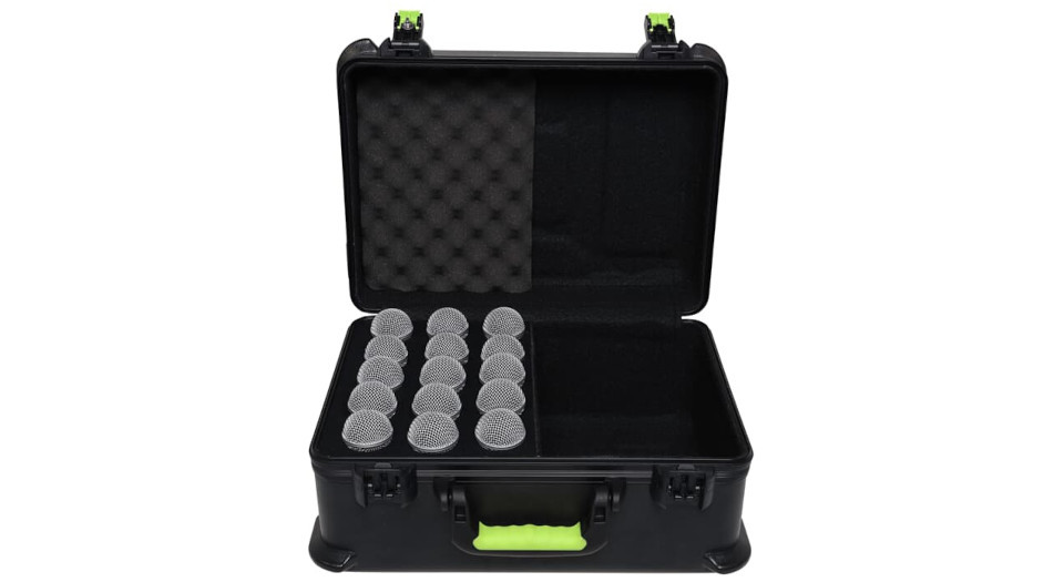 Shure SH-MICCASE15 - Plastikowa walizka z zatrzaskami na Mikrofony (15) - zdjęcie 3