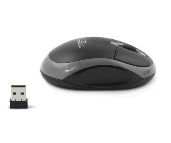Mysz bezprzewodowa titanum optyczna vulture tm116e 1000dpi czarno/szary tm116e - zdjęcie 2