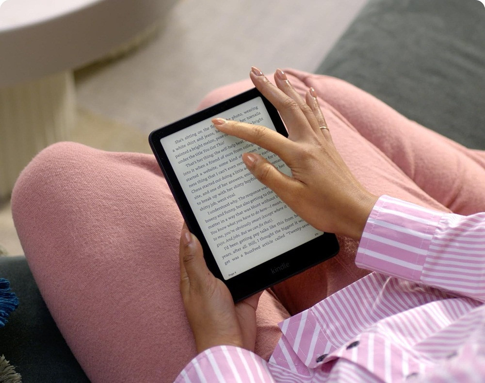 Czytnik Ebook Kindle Paperwhite (12 Generacja) 2024 7” glare-free 32GB Wi-Fi bezprzewodowe ładowanie ( bez reklam) Jade - zdjęcie 3