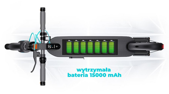 Hulajnoga elektryczna Motus Scooty 10 GEN 5 350W - zdjęcie 8