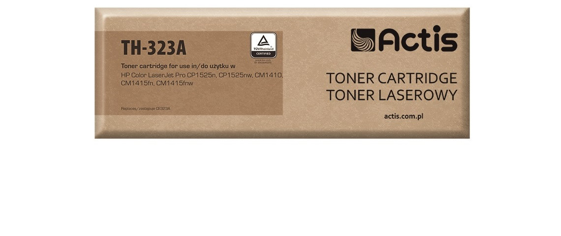 Actis TH-323A Toner do drukarki HP, Zamiennik HP 128A CE323A; Standard; 1300 stron; purpurowy. - zdjęcie 1