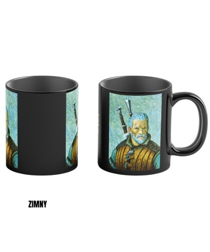 Kubek termoaktywny Good Loot Game Art Chronicles The Witcher (Wiedźmin) Geralt & Vincent van Gogh - zdjęcie 1
