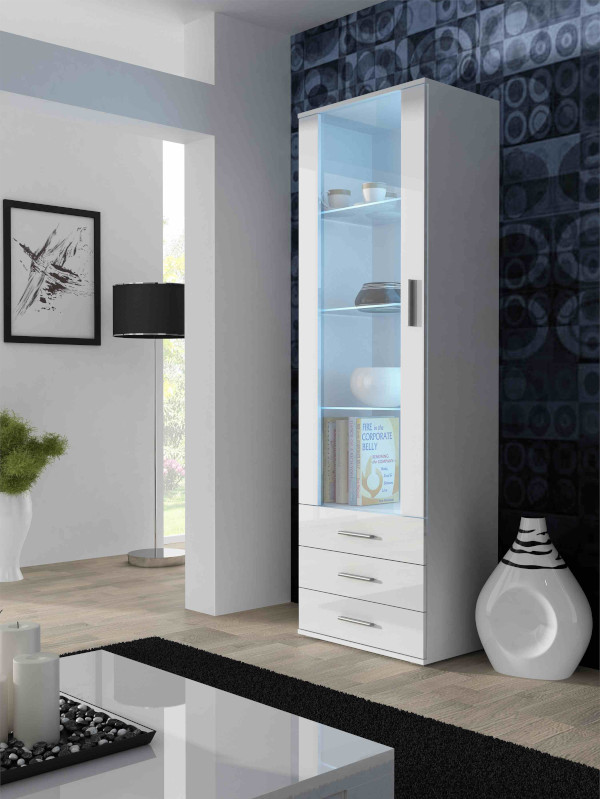 Zestaw meblowy SOHO 7 biały/biały połysk - zdjęcie 2