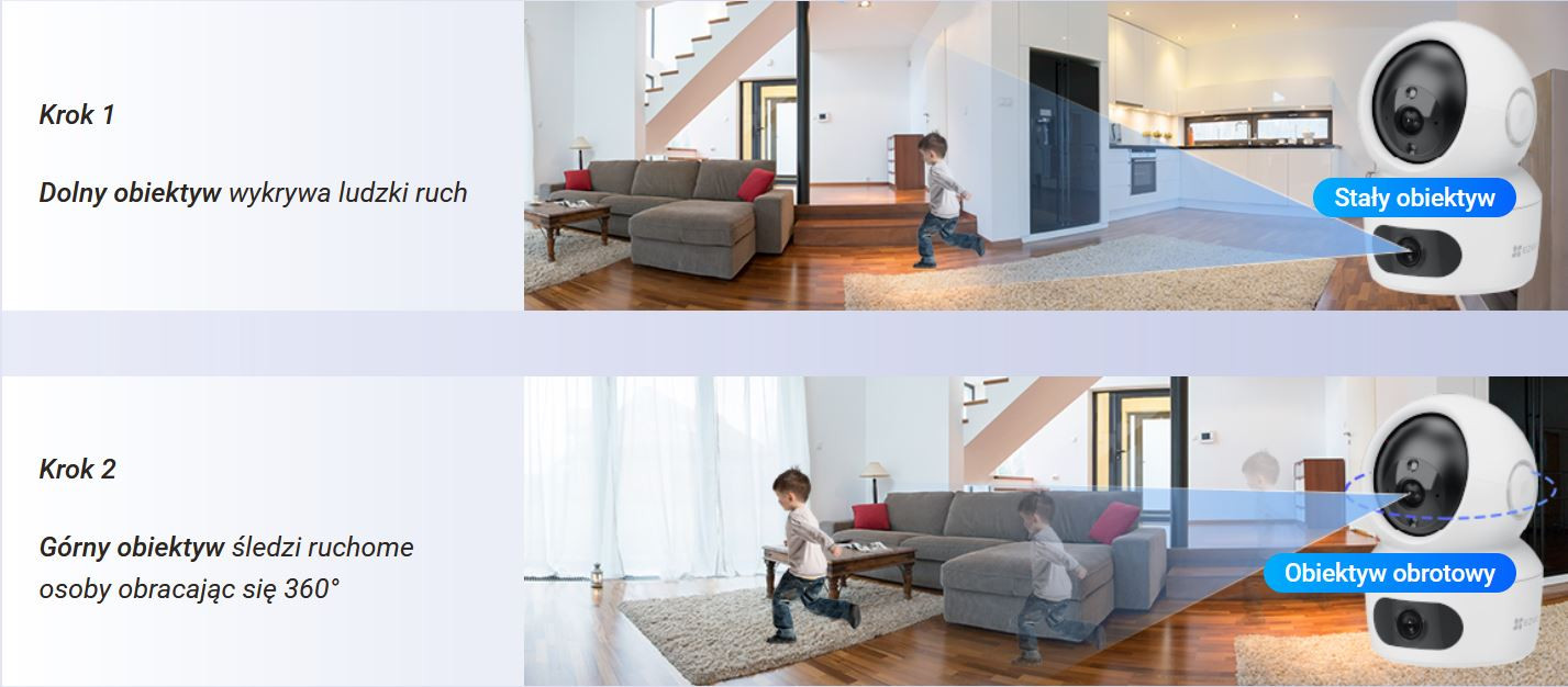 KAMERA IP EZVIZ H7C 2K+ (4MP+4MP) - zdjęcie 5
