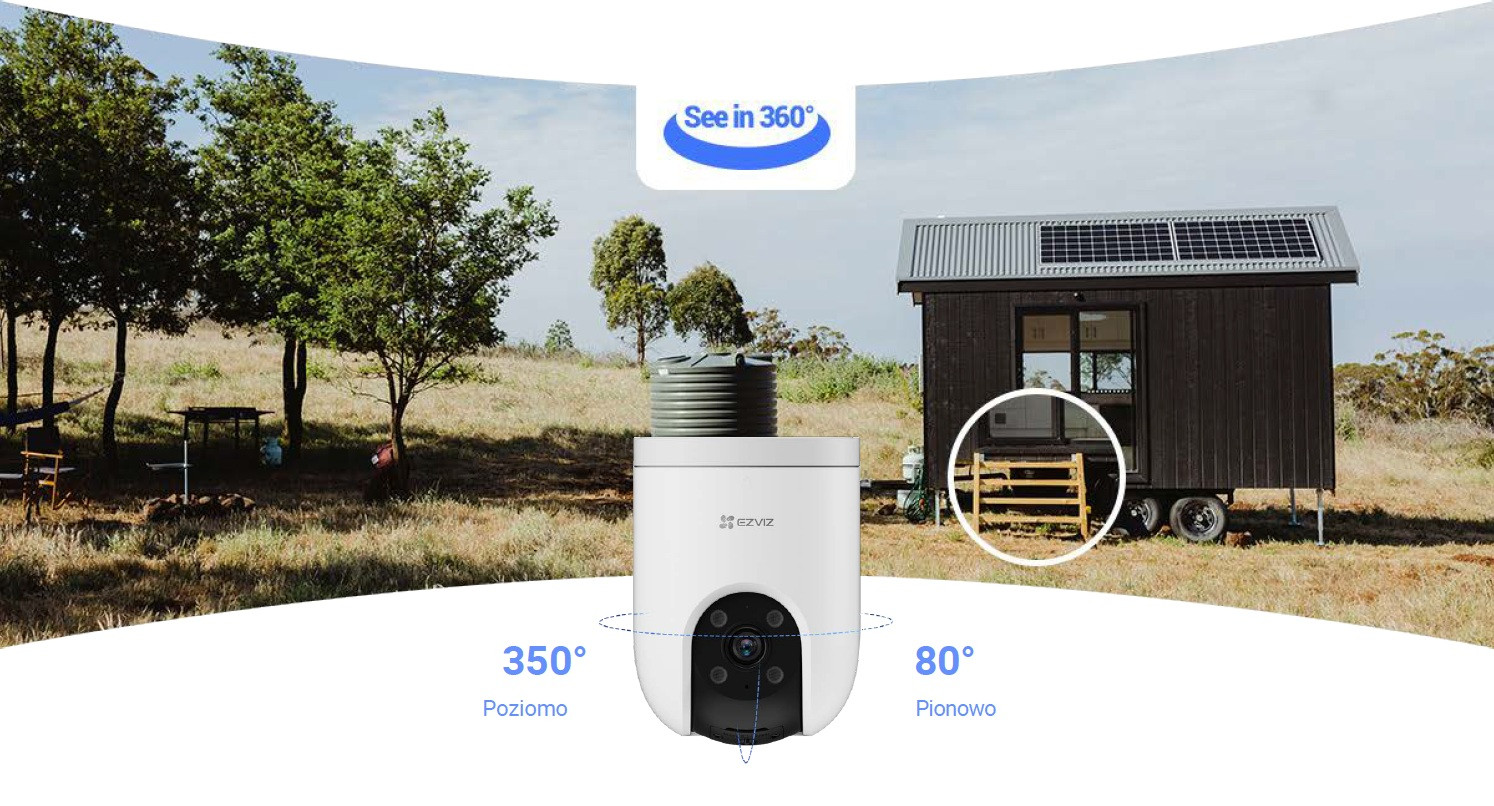 Ezviz H8c 4G 2K Kamera IP do monitoringu - zdjęcie 3
