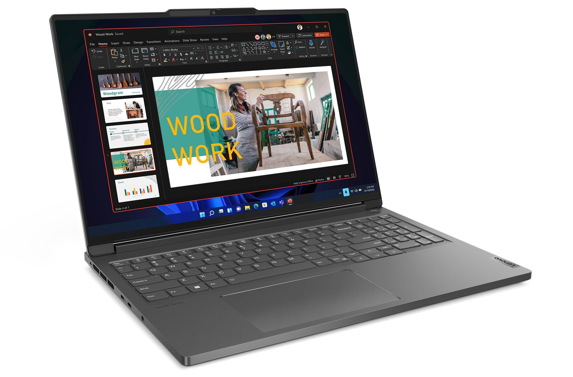 Lenovo ThinkBook 16p G4 i7-13700H 16" WQXGA IPS 400nits AG 16GB DDR5 SSD1TB RTX 4060_8 W11Pro Storm Grey 2Y - zdjęcie 3