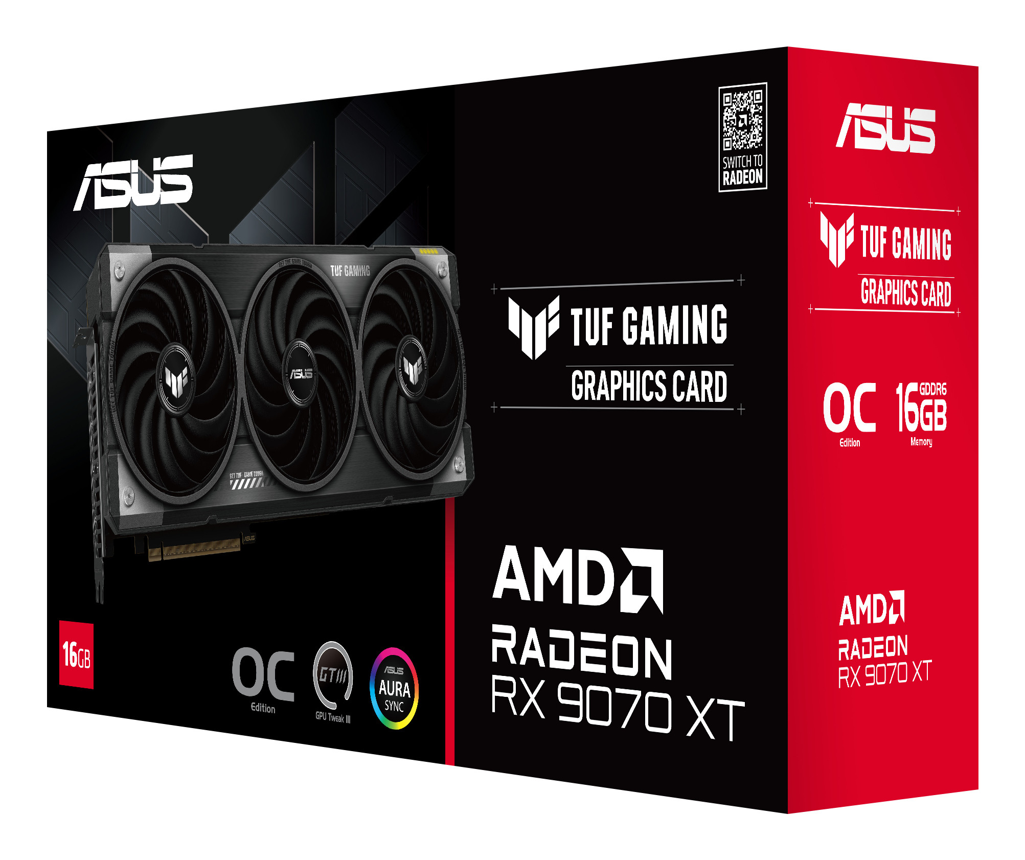 Karta graf. ASUS TUF RX9070XT O16G GAMING - zdjęcie 4