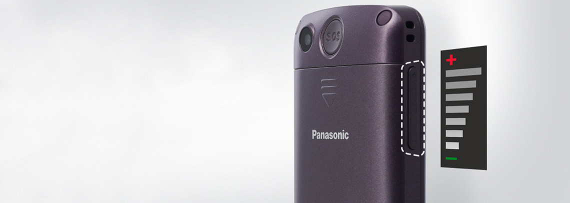 Telefon komórkowy Panasonic KX-TU110EXB Czarny - zdjęcie 8
