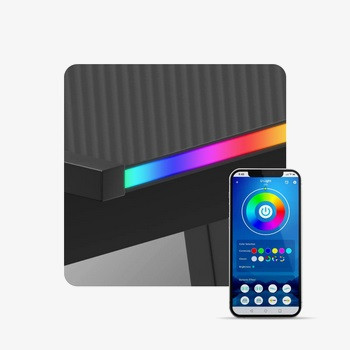 Biurko gamingowe Huzaro Hero 6.0 Black RGB - zdjęcie 7