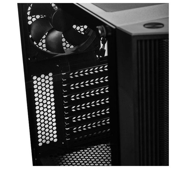 OBUDOWA LOGIC AGIR MESH+GLASS USB 3.0 BLACK BEZ ZAS - zdjęcie 2