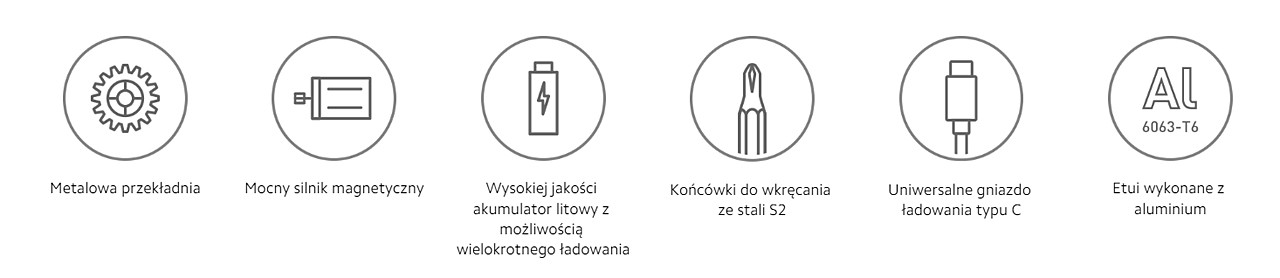 Wkrętak akumulatorowy Xiaomi Electric Precision Kit - zdjęcie 2