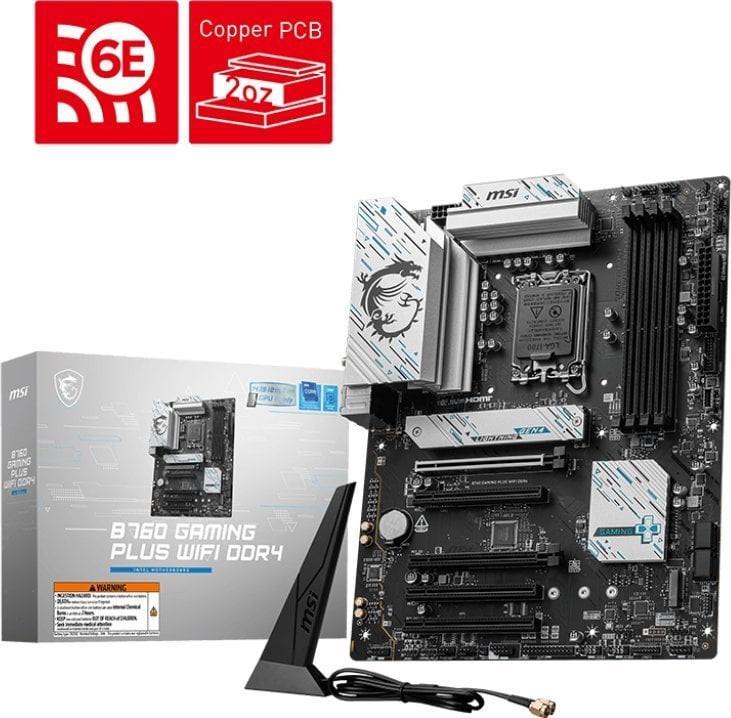Płyta główna MSI B760 GAMING PLUS WIFI DDR4 - zdjęcie 1