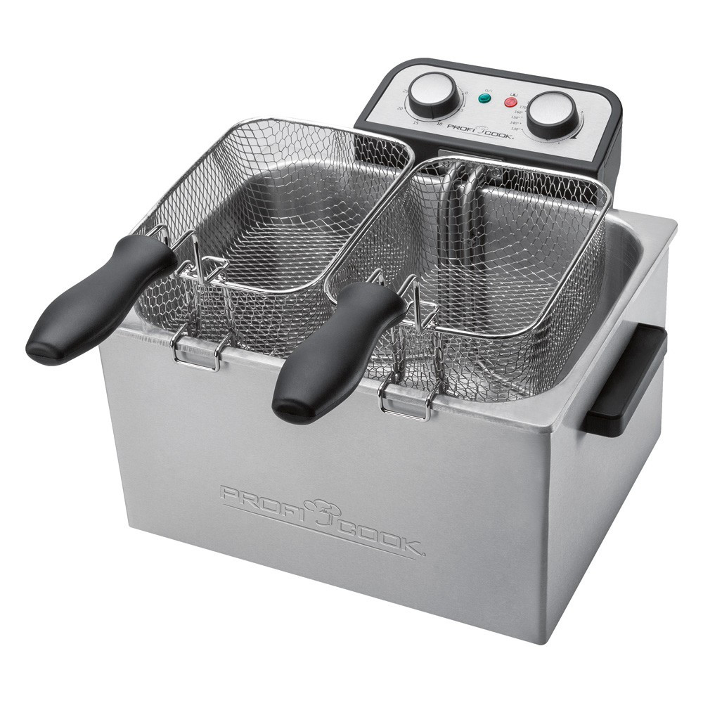 Frytkownica Profi Cook PC-FR 1038 (4l 3000W srebrna) - zdjęcie 1