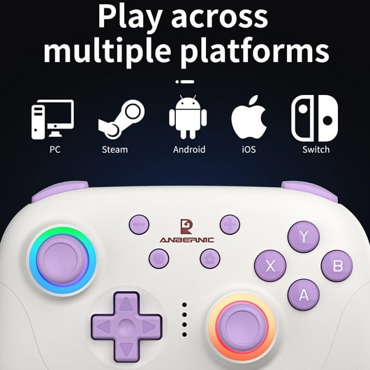 Gamepad ANBERNIC P01 Beige White - zdjęcie 3