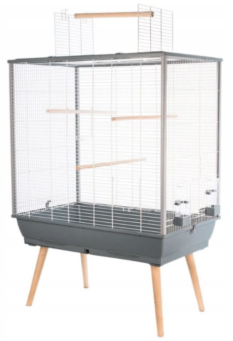 ZOLUX Neo Jili H80 Szary - klatka dla ptaków - 78 x 48 x 81cm - zdjęcie 1