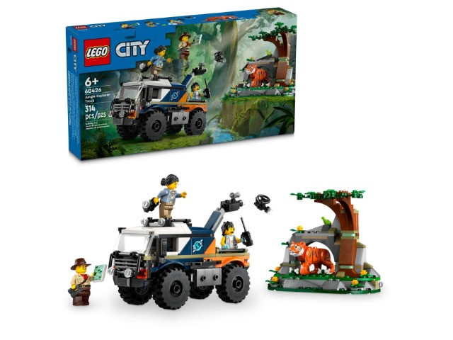 LEGO City 60426 Terenówka badacza dżungli - zdjęcie 1