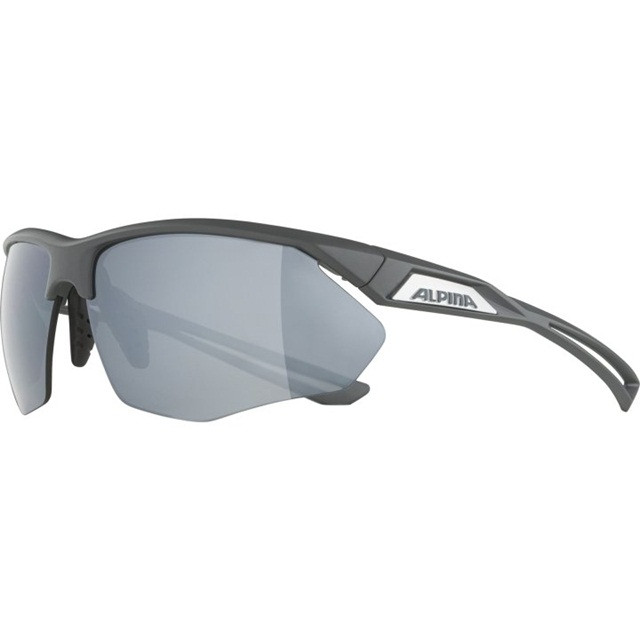 Okulary ALPINA NYLOS HR kolor MIDNIGHT-GREY MATT szkło SILVER MIRROR Cat.3 new 2025 - zdjęcie 2