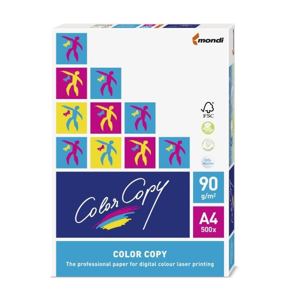 Papier xero ksero biurowy Mondi Color Copy 8687A16 (A4; 160g/m2; 250 szt. arkuszy; papier biały; satynowy) - zdjęcie 1
