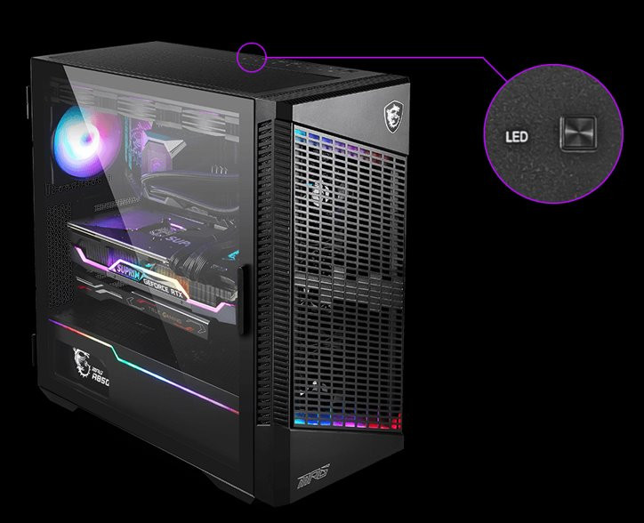 Obudowa MSI MPG VELOX 100P AIRFLOW (306-7G18P25-809) - zdjęcie 10