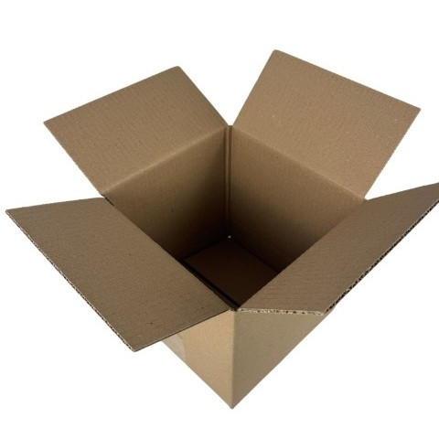 KARTON KLAPOWY, pudełko zrobione z tektury 3W 3 warstwowej, kolor szaro/brązowy, 300x200x150mm 380G/M2 20 SZTUK - zdjęcie 4