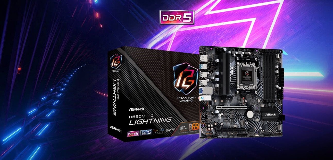 Płyta główna Asrock B650M PG LIGHTNING - zdjęcie 1
