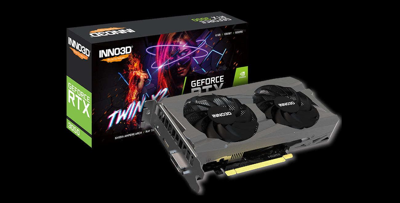 Karta graf. INNO3D GEFORCE RTX 3050 6GB TWIN X2 - zdjęcie 6