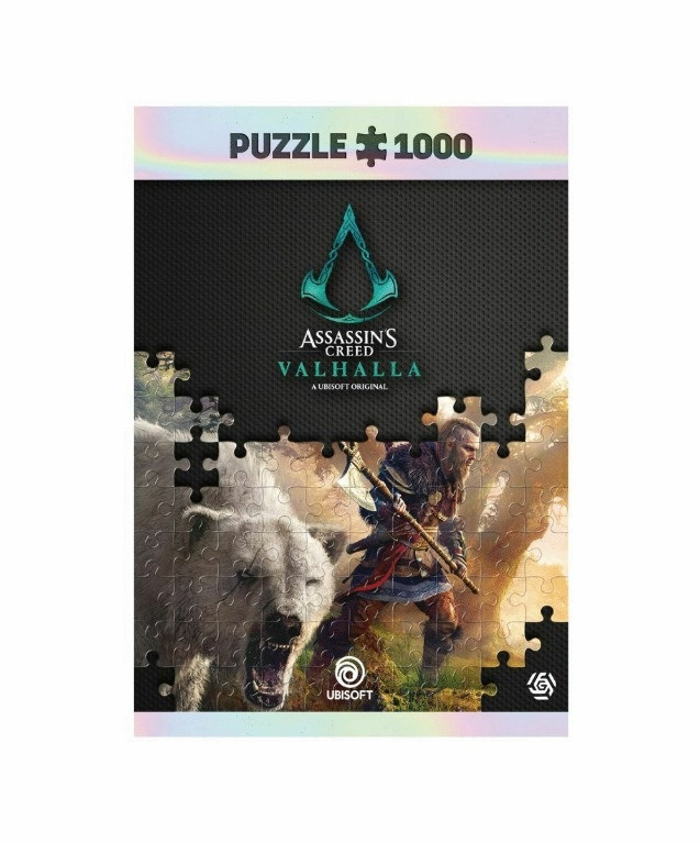 Puzzle Good Loot Gaming 1000 Assassin's Creed Valhalla Eivor & Polar Bear Premium - zdjęcie 1