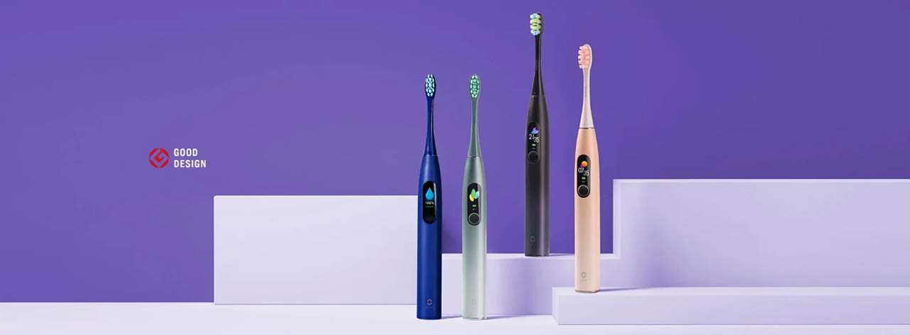 Szczoteczka soniczna Oclean X Pro (niebieski) - zdjęcie 2
