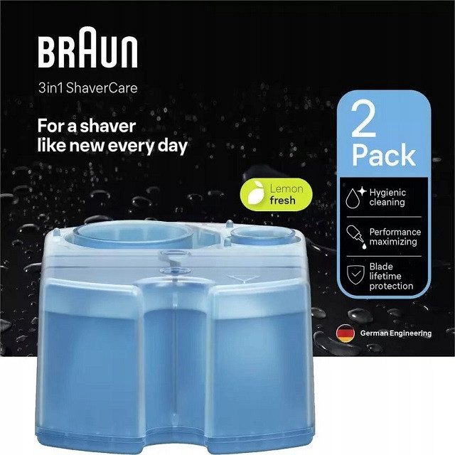 Wkład czyszczący BRAUN do golarki 2 pack - zdjęcie 1