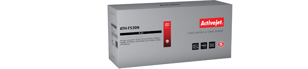 Activejet ATH-F530N Toner do drukarki HP, Zamiennik HP 205A CF530A; Supreme; 1100 stron; czarny. - zdjęcie 6