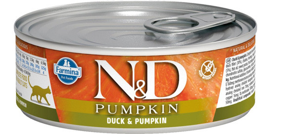 FARMINA N&D Pumpkin Duck & Pumpkin - mokra karma dla kota - 70 g - zdjęcie 1