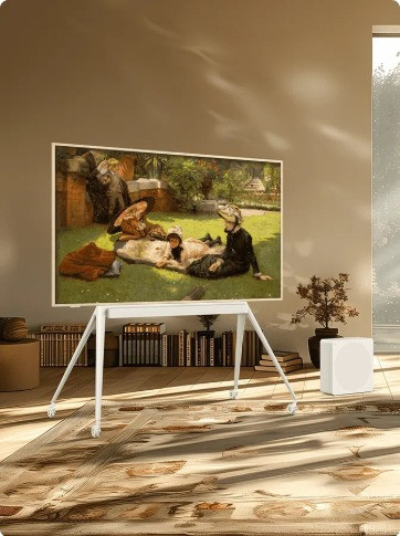 Telewizor TCL NXTFrame 55A300 PRO QLED 55'' 4K Ultra HD 144Hz Google TV Dolby Vision IQ Biały - zdjęcie 10