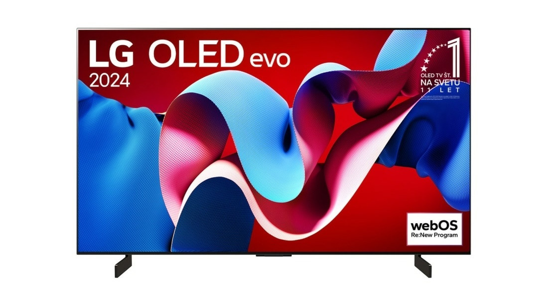 Telewizor LG OLED42C41LA OLED 42'' 4K Ultra HD 120Hz WebOS Dolby Atmos Czarny - zdjęcie 1