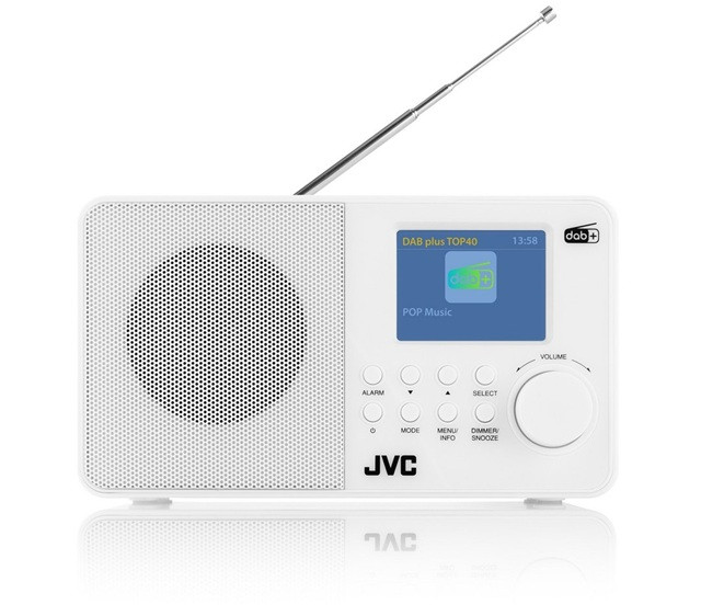 Radio JVC DAB RA-E611W-DAB white - zdjęcie 4