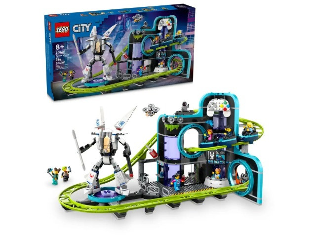 LEGO City 60421 Park Świat robotów z rollercoasterem - zdjęcie 1