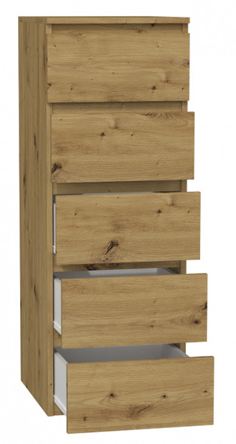 W5 KOMODA 5 SZUFLAD ARTISAN - zdjęcie 2
