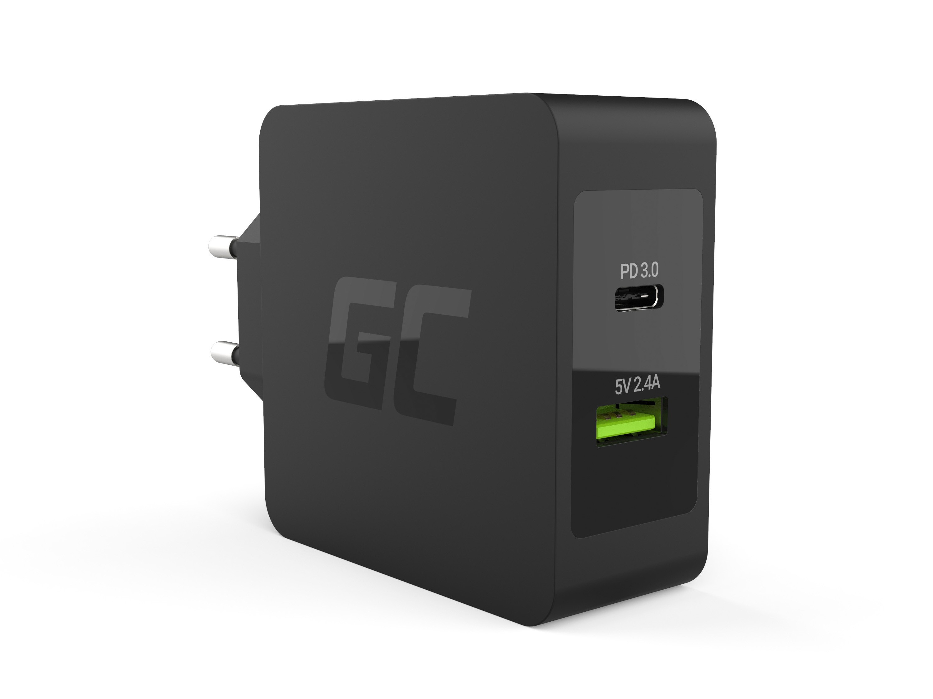 GREEN CELL ŁADOWARKA SIECIOWA USB-C 45W PD + USB - zdjęcie 1