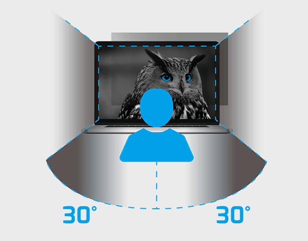 NATEC FILTR PRYWATYZUJĄCY OWL 15.6" 16:9 - zdjęcie 2