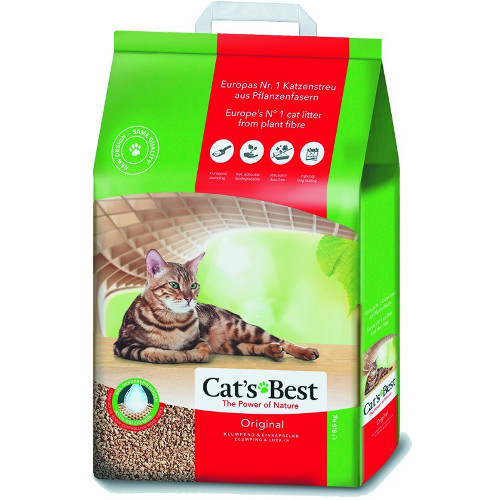 CAT’S BEST EcoPlus - żwirek dla kota - (2x20l) 40l - zdjęcie 1