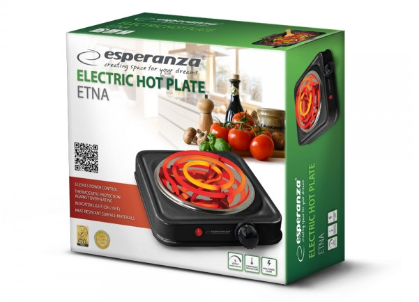 ESPERANZA KUCHENKA ELEKTRYCZNA ETNA EKH012K - zdjęcie 2