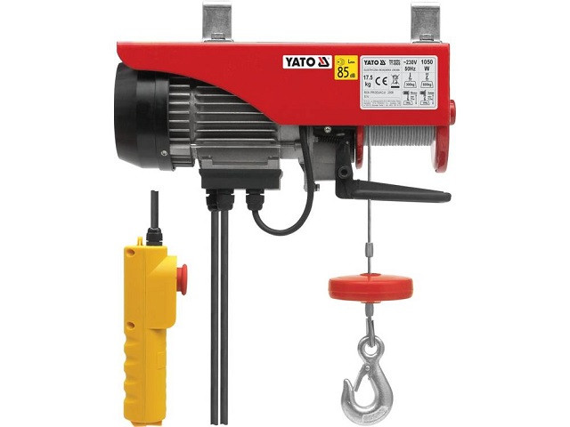 Elekt. wciągnik linowy 1050W 300/600KG YT-5905 Yato - zdjęcie 1