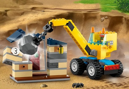 LEGO City 60391 Ciężarówki i dźwig z kulą wyburzeniową - zdjęcie 3