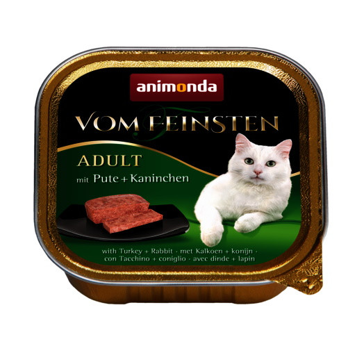 ANIMONDA Vom Feinsten Adult Classic Cat indyk i królik - mokra karma dla kota - 100 g - zdjęcie 1