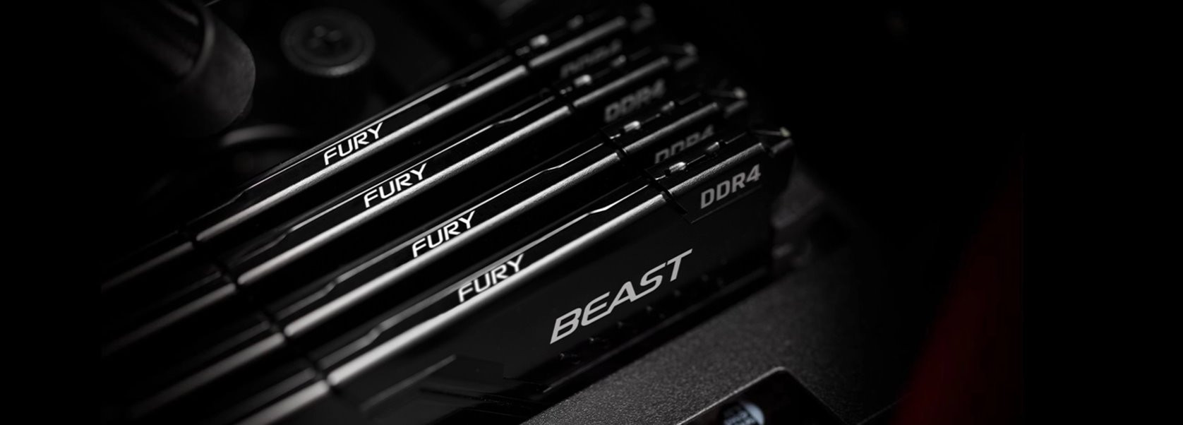 Kingston FURY DDR4 32GB (2x16GB) 3200MHz CL16 Beast Black (KF432C16BBK2/32) - zdjęcie 5