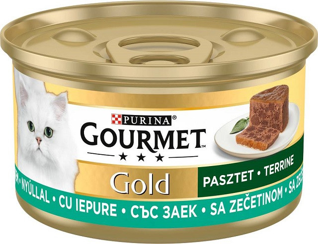GOURMET GOLD królik - mokra karma dla kota - 12x85 g - zdjęcie 1
